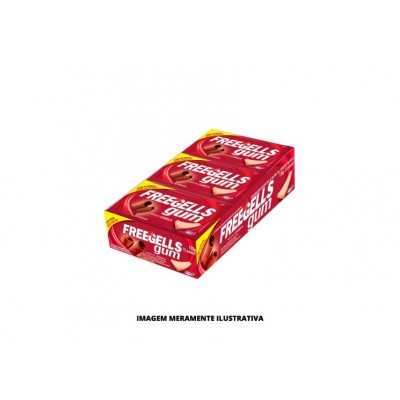 GOMA DE MASCAR SEM ACUCAR FREEGELLS GUM CANELA RICLAN 1X15X8G